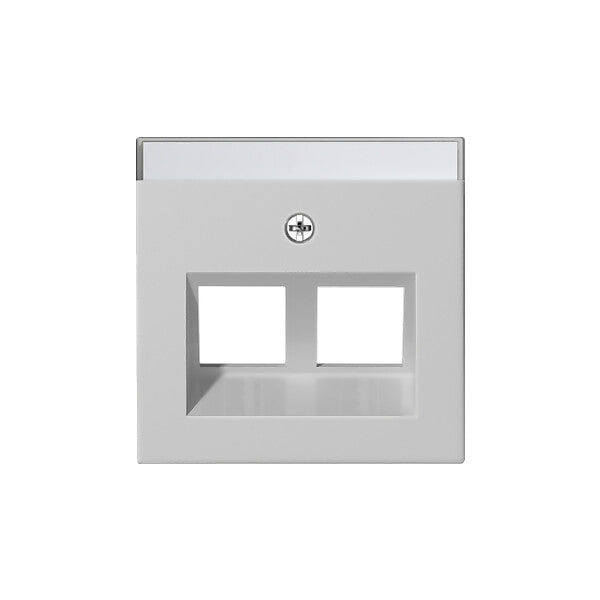 Gira Abdeckung 2-f. 30°+BSF MJ grau 2640015